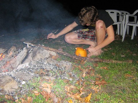 At the Halloween Bonfire 2012